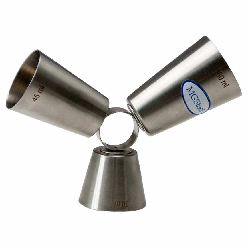 Джиггер 30/45/60 мл. d=42/40/44 мм. h=125 мм. нерж. MGsteel /1/72/