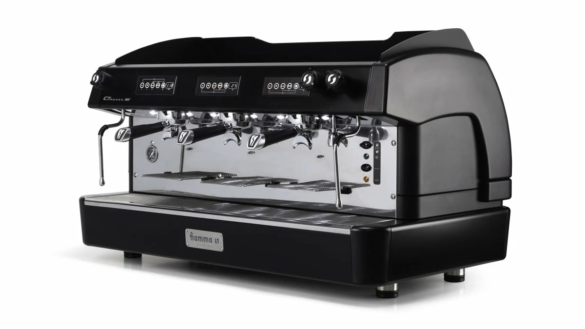 Кофемашина рожковая Fiamma COMPASS 3 SE TC BLACK (автомат, 3 группы)