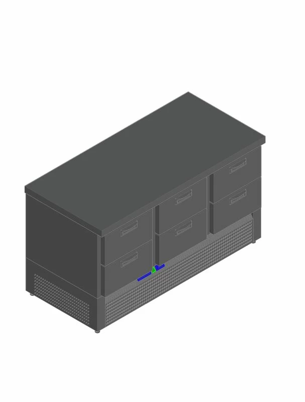 Стол с охлажд.шкафом HICOLD GNE222/TN O