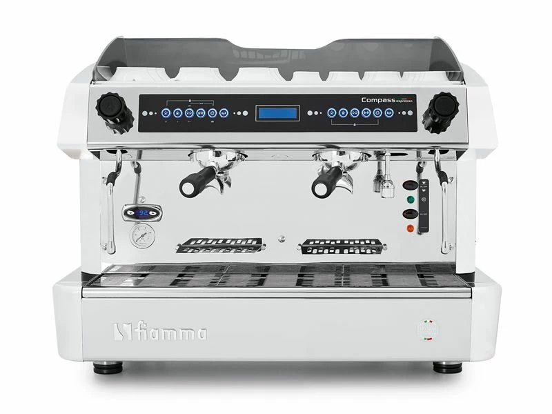 Кофемашина рожковая мультибойлерная Fiamma COMPASS 2 DB TC WHITE (автомат, 2 группы)