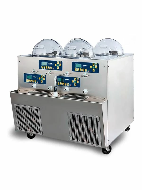 Фризер витрина для мороженого на 4 вкуса STAF59 GLS4 LX W