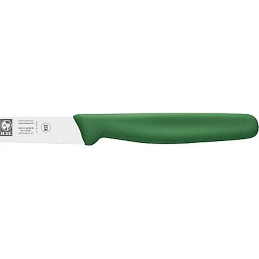 Нож для овощей 90/190 мм. зеленый Junior Icel /1/