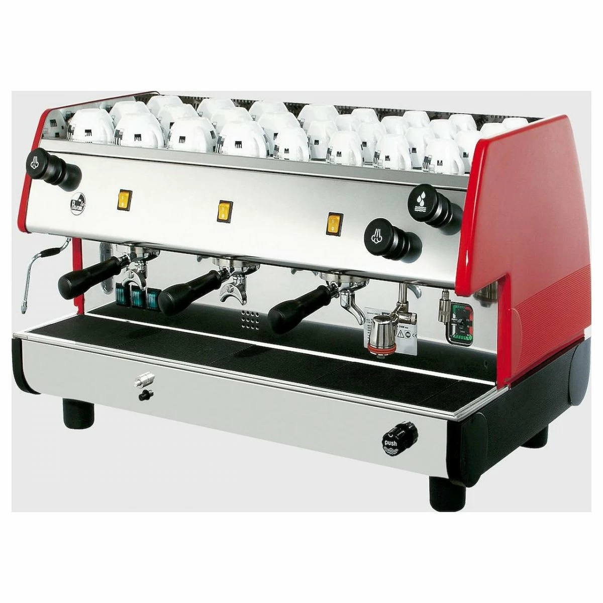 Кофемашина полуавтоматическая La Pavoni BART3M красная