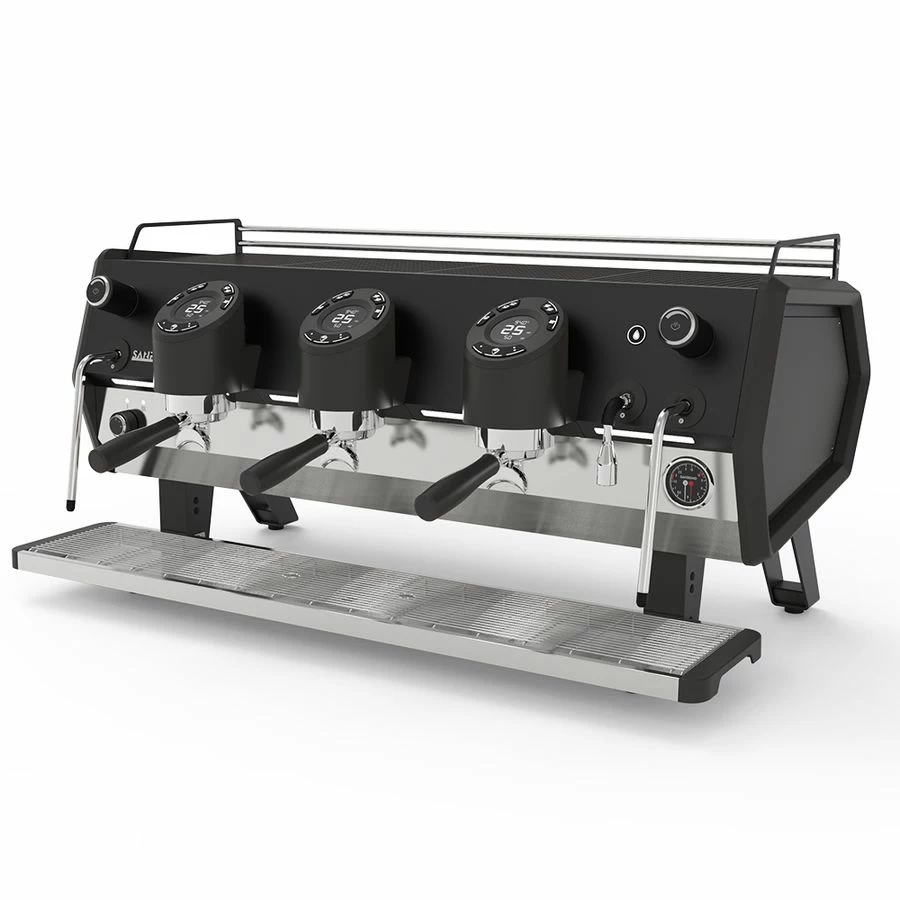 Кофемашина Sanremo D8 PRO 3 высокие гр,Total Black, черная