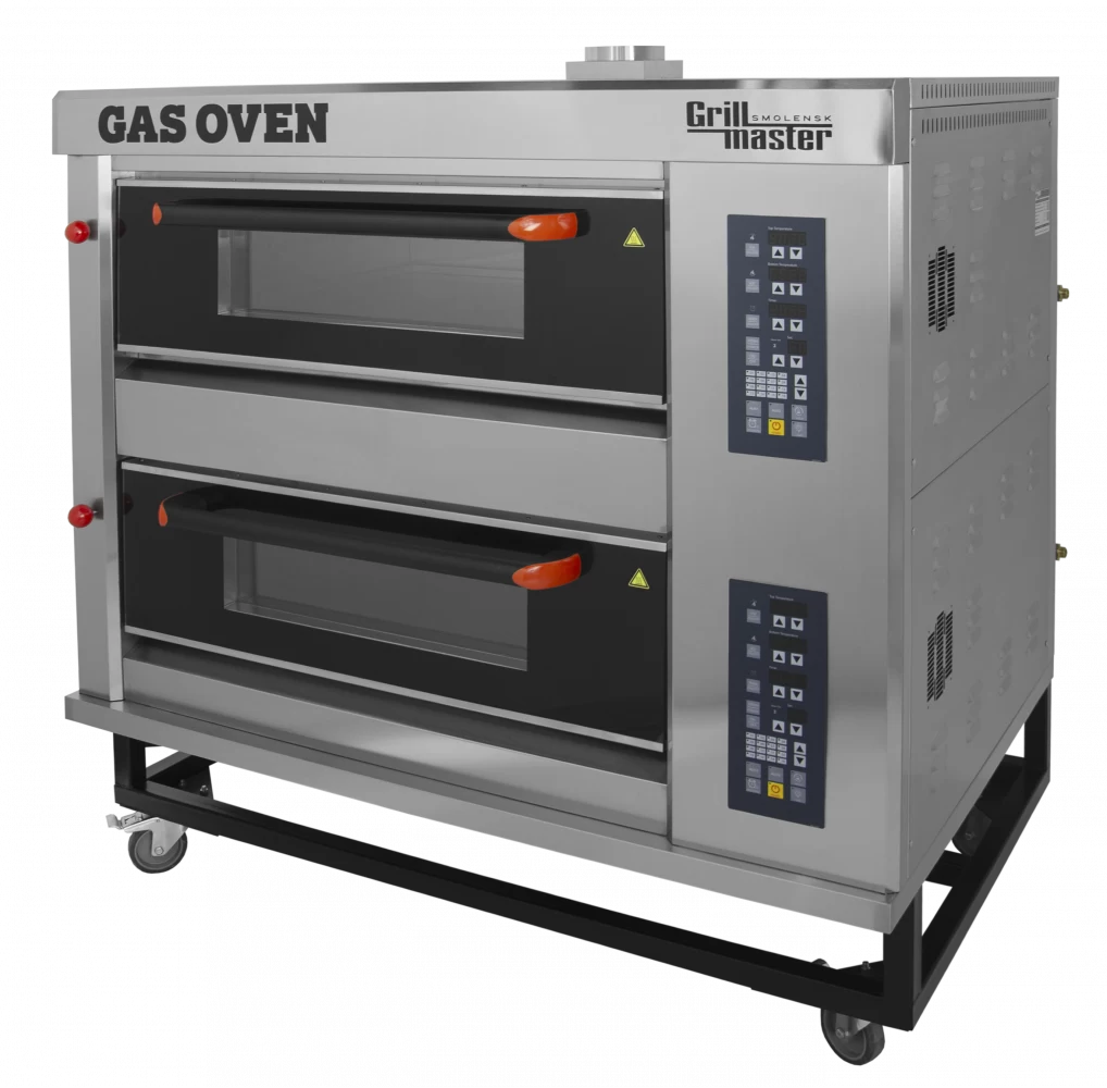 Шкаф пекарский подовый газовый Grill Master ШЖГ/2 (+400C) (4 противня, с пароувл.), арт. 13086