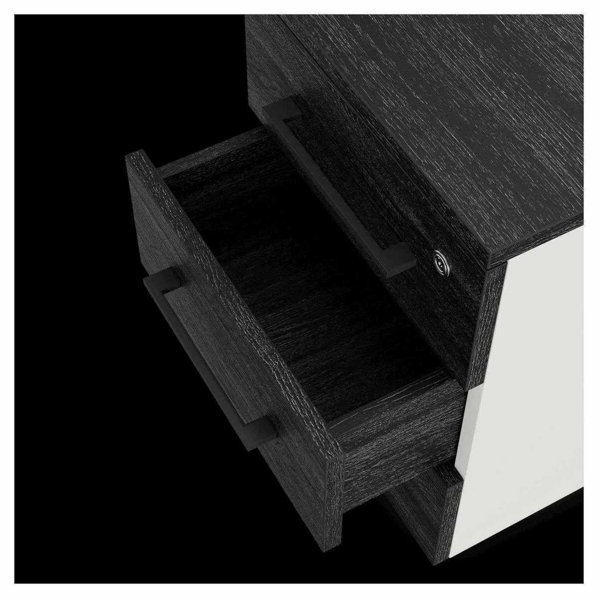 Тумба приставная Kobor TS3-40/80 white/wood