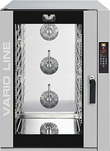 Печь пароконвекционная Vortmax VSS 10 W (автомойка + водоумягчитель 12 л)