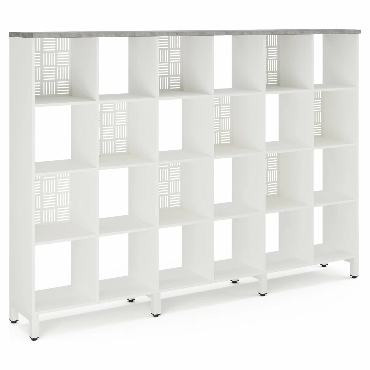Стеллажная система Kobor SQ-4X6 white/chicago
