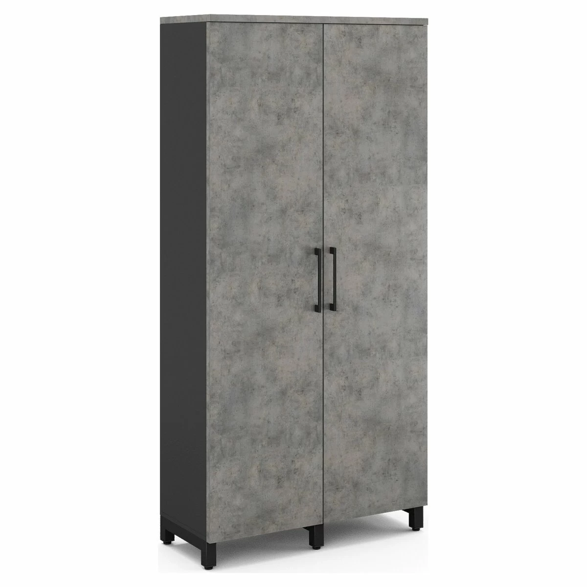 Гардероб распашной Kobor HRG-90/40/M black/chicago