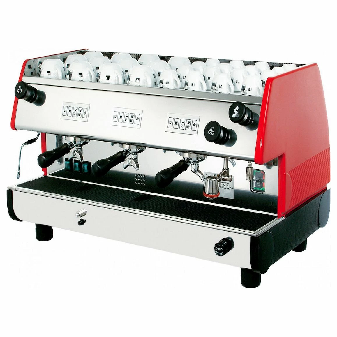 Кофемашина автоматическая La Pavoni BART3V красная