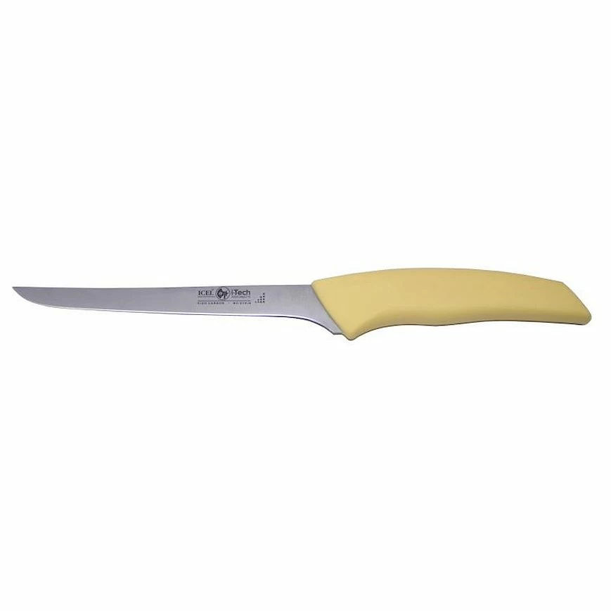 Нож филейный 160/280 мм. желтый I-TECH Icel /1/12/