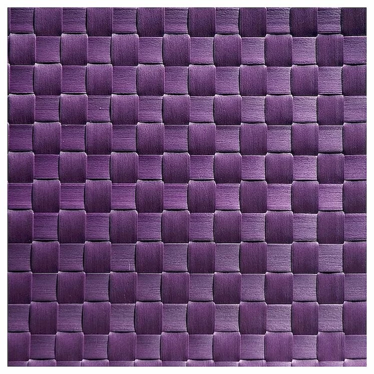 Салфетка сервировочная 45*33 см. широкое плетение сливовая, пвх APS /1/