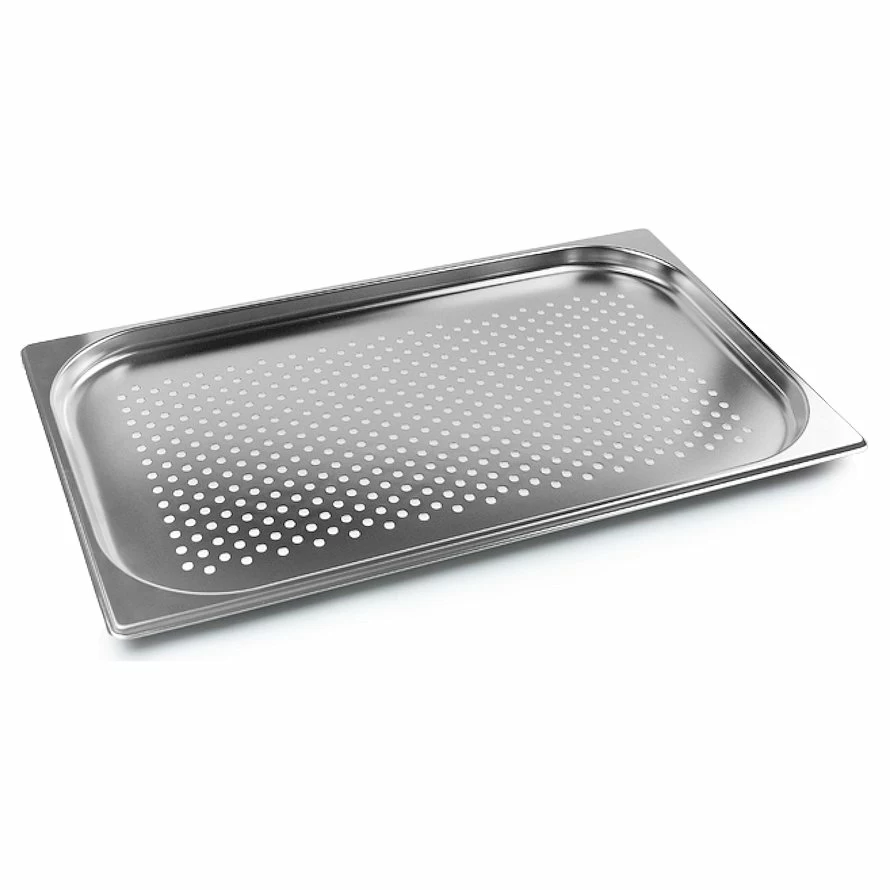 Гастроемкость 1/1 h=20 мм. 2,5 л. нерж. перфорированная d=6 мм. MGsteel /1/6/