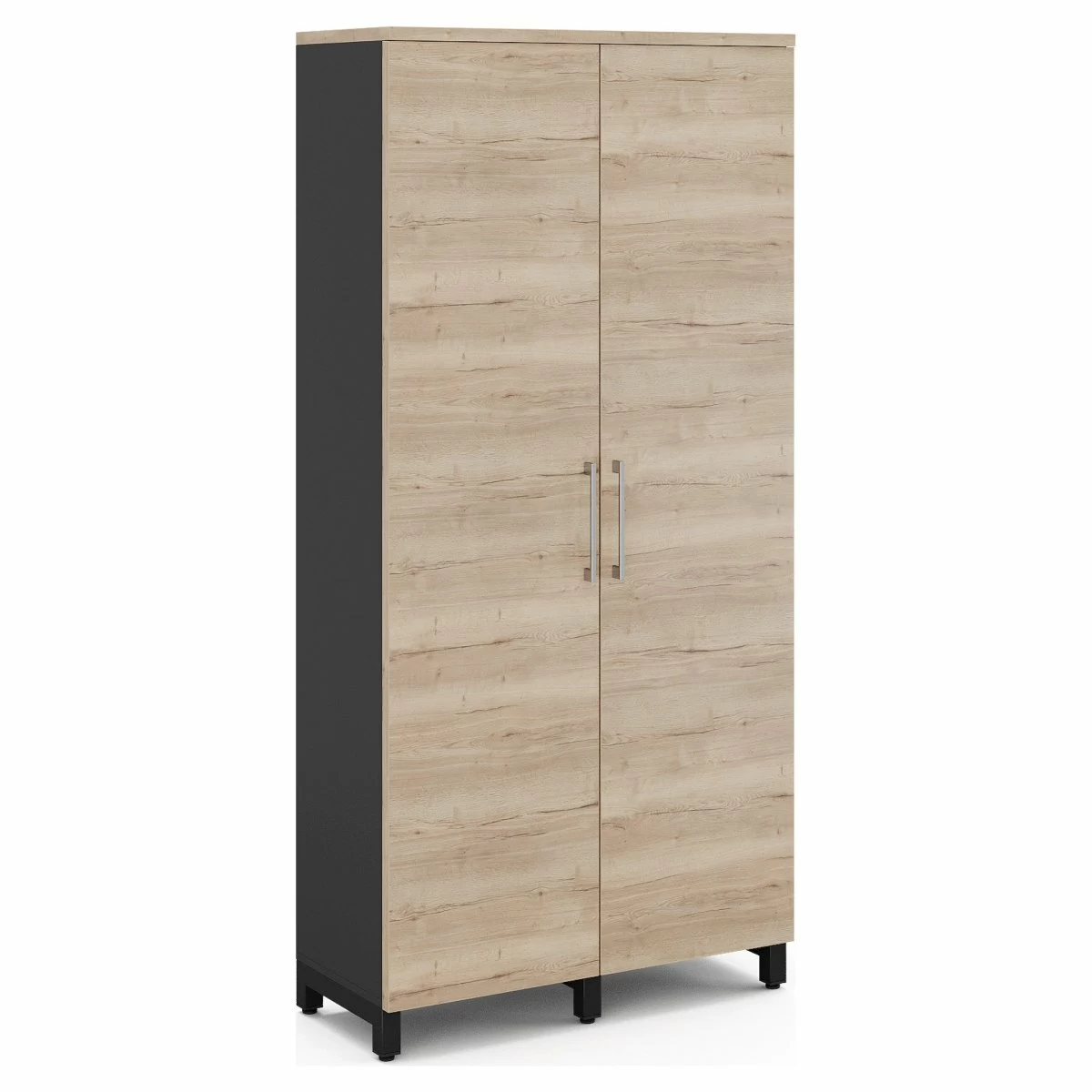 Гардероб распашной Kobor HRG-90/40/M black/natural