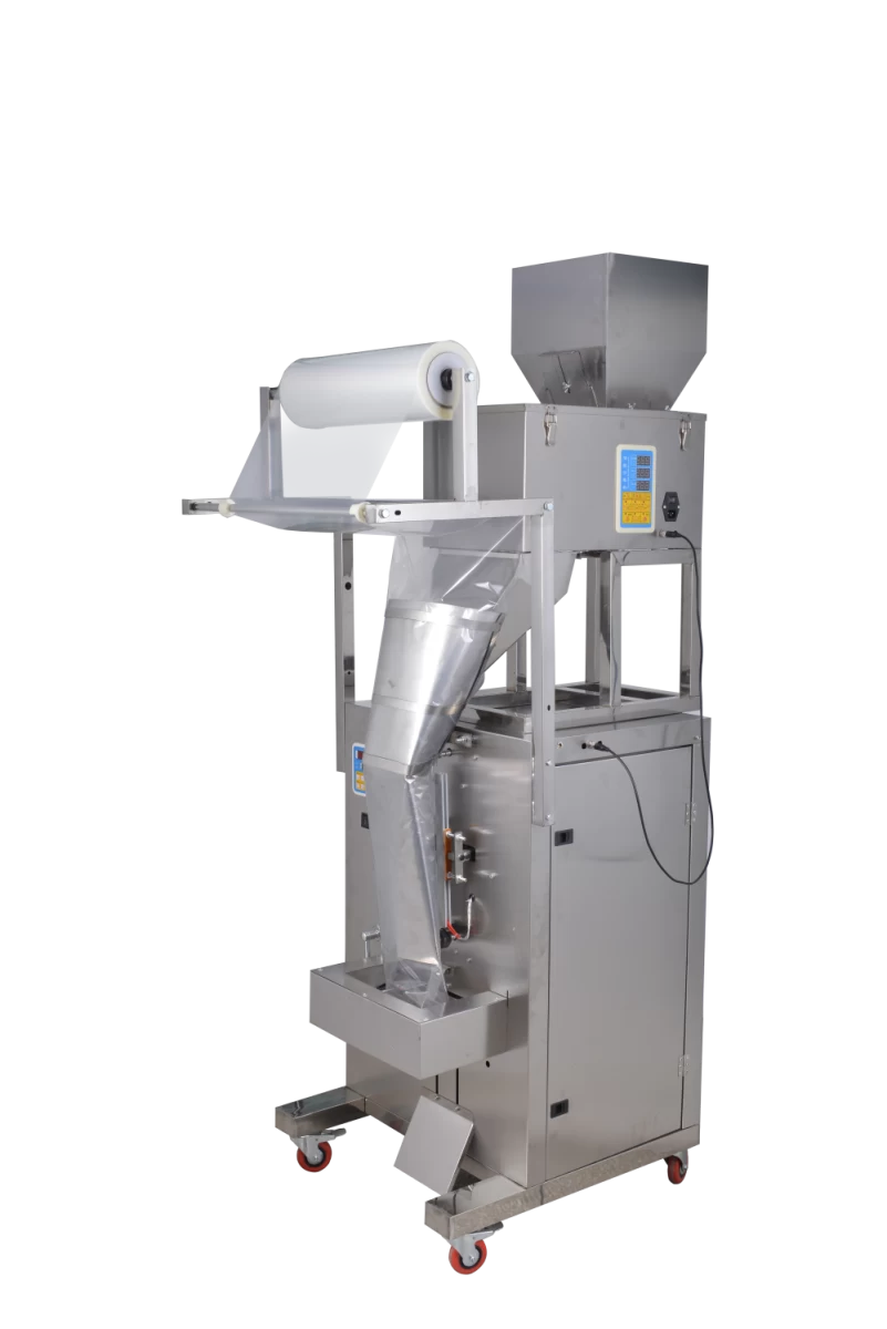 Автоматическая фасовочно-упаковочная машина Hualian Machinery DXDK-1000 NEW (пакет подушка, ширина пленки 300 мм, фотодатчик)
