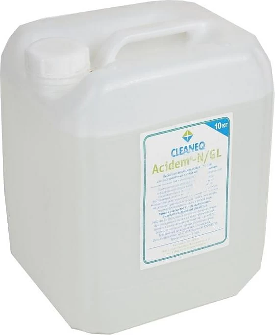 Кислотное ополаскивающее средство CLEANEQ Acidem N/GL для посудомоечных и стаканомоечных машин, 10 кг