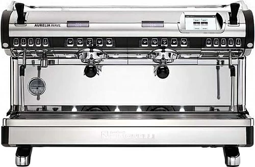 Кофемашина рожковая автоматическая Nuova Simonelli Aurelia WAVE T3 2Gr 380V black+Autopurge+Easy Cream+cup warmer+high groups