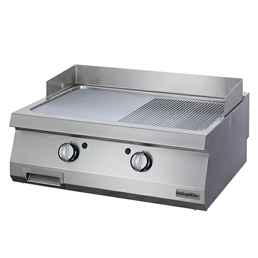 Жарочная поверхность Ozti OGE 8070 1/2 N, 1/2 гладкая + 1/2 рифленая поверхность, эл.