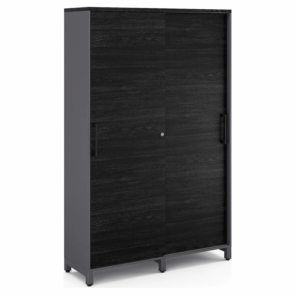 Шкаф-купе гардероб Kobor HKG/5-120/40/M graphite/wood