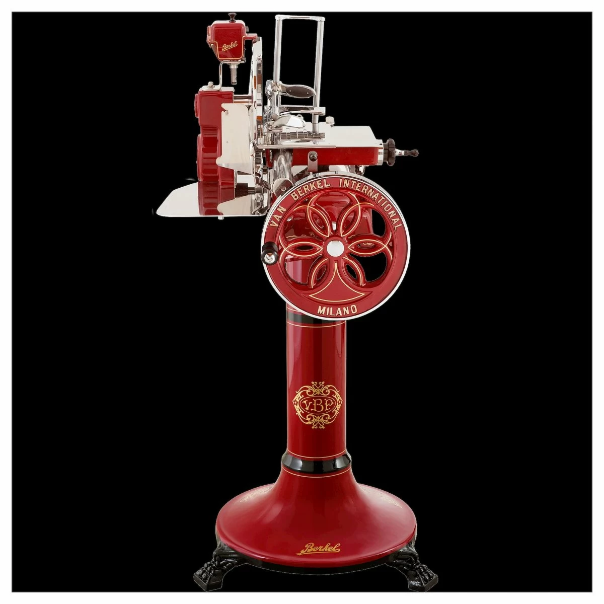 Слайсер Berkel FLYWHEEL (VOLANO) B114 на подставке красный