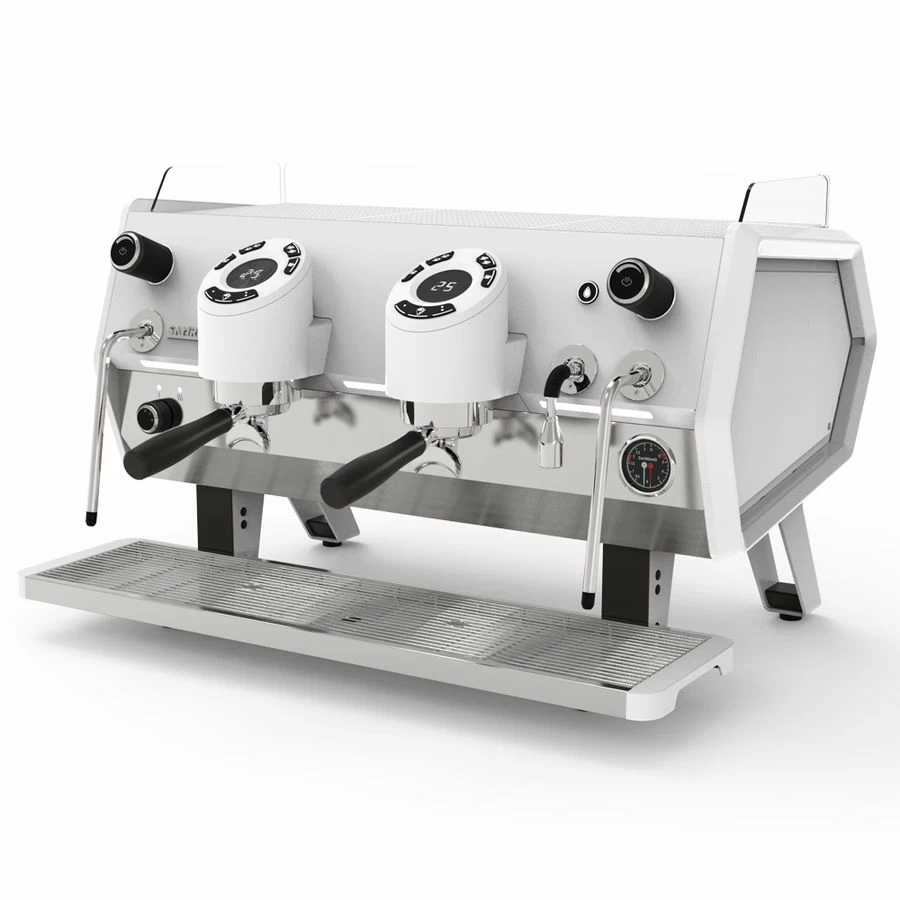 Кофемашина Sanremo D8 2 высокие гр, Cold Touch+Экономайзер, Total White, белая