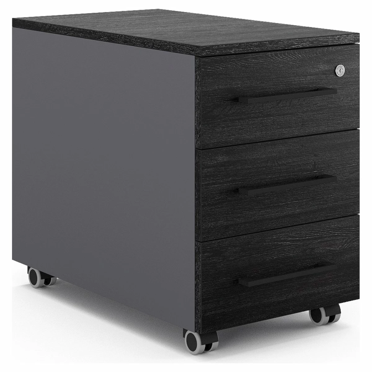 Тумба мобильная Kobor TM3-40/80 graphite/wood