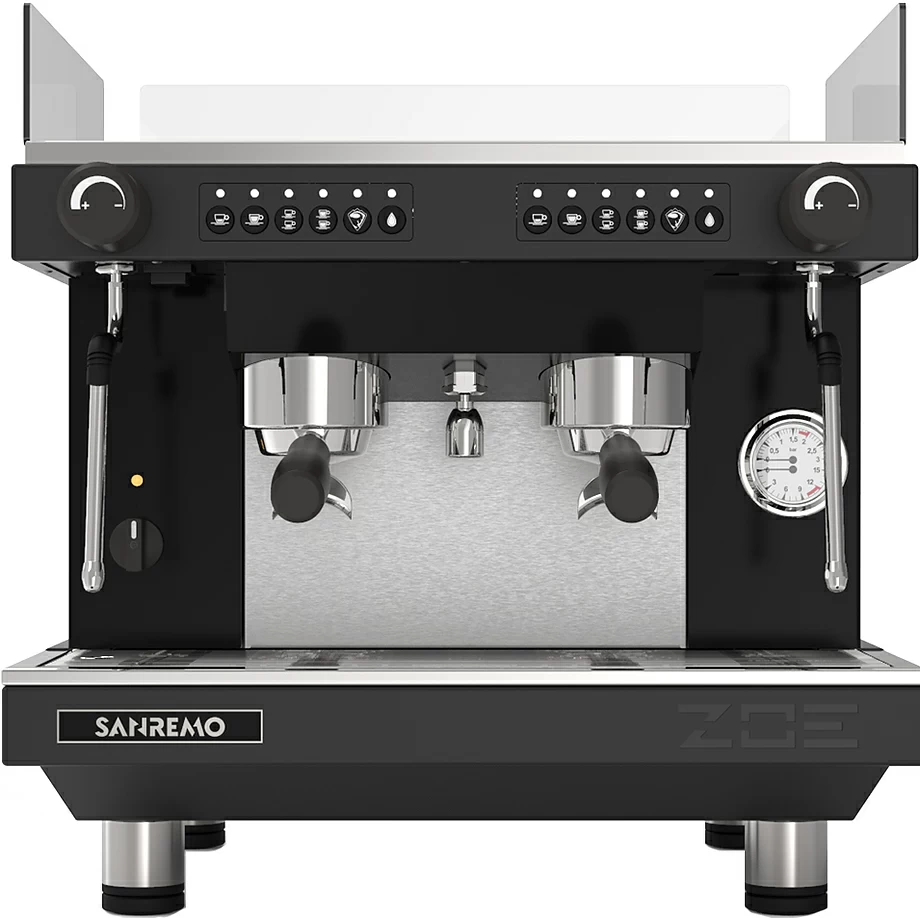 Кофемашина Sanremo Zoe Kompact SED +TVC (автомат) 2 гр., чёрная