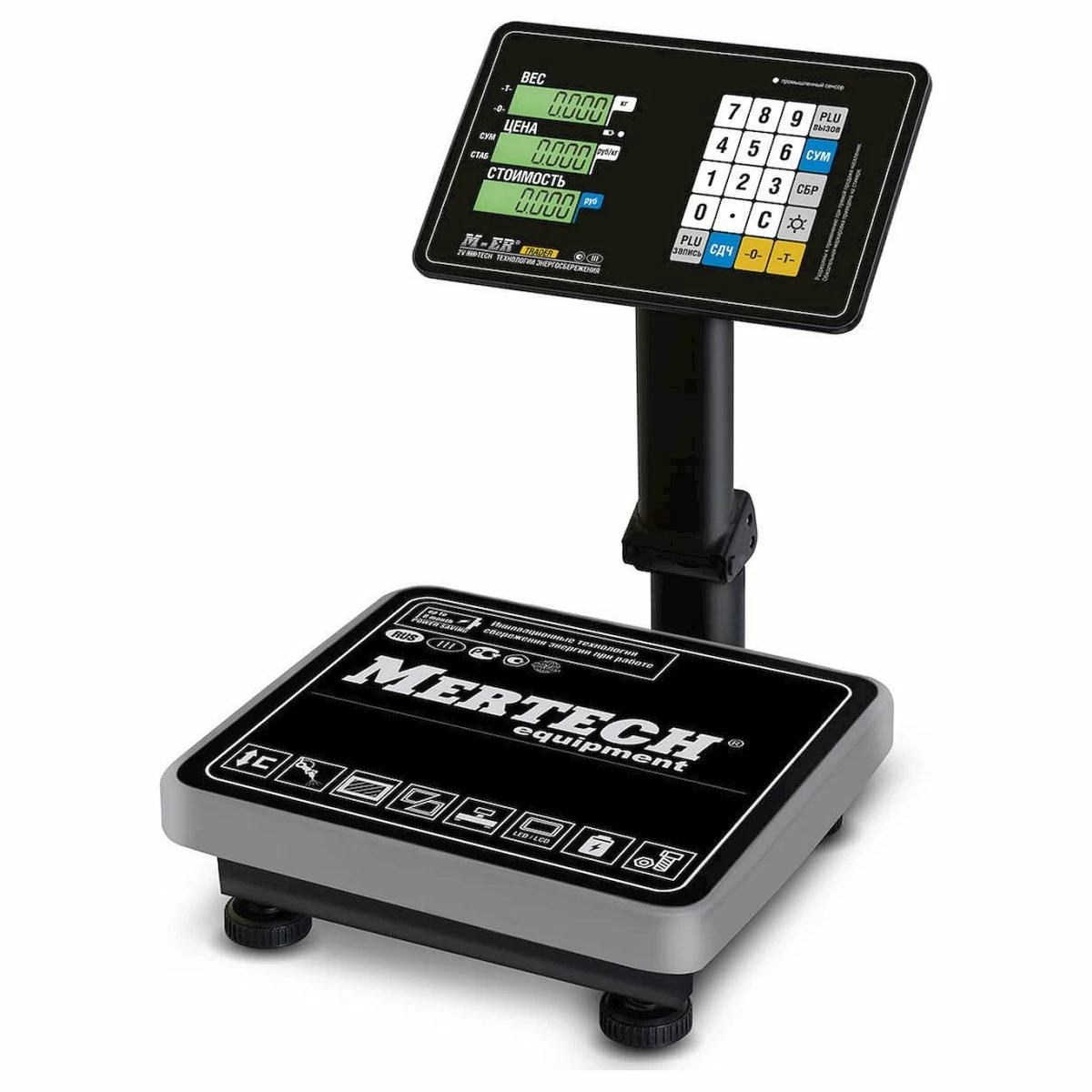 Весы торговые Mertech M-ER 333ACPU — 60.20 LСD