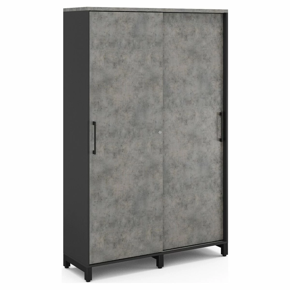 Гардероб-купе Kobor HG-120/40/M black/chicago