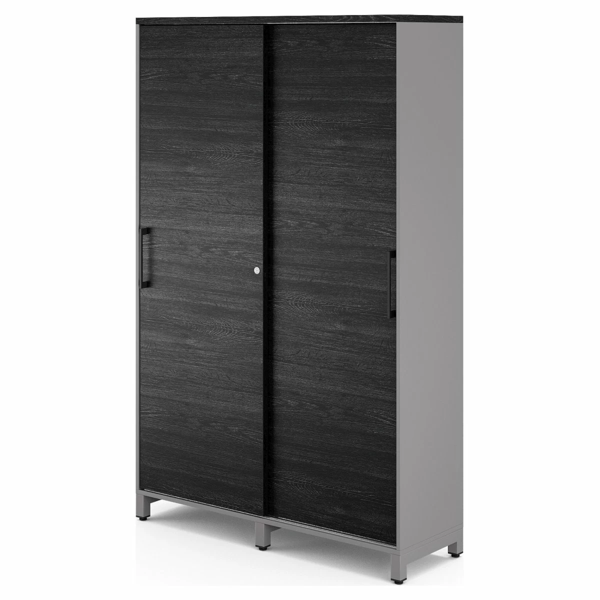 Шкаф-купе Kobor HK/5-120/40/M aluminum/wood