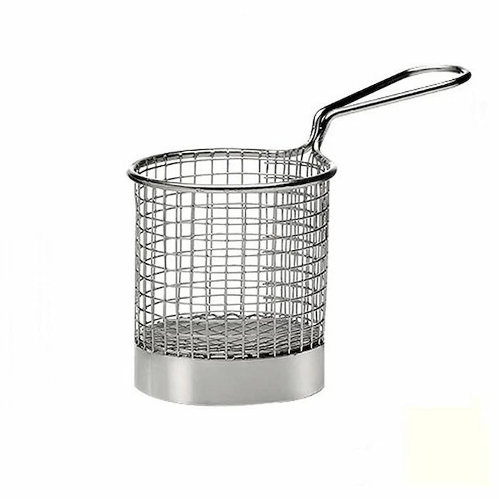 Корзинка для картофеля фри круг. 8*8 см. нерж. MGSteel /1/144/