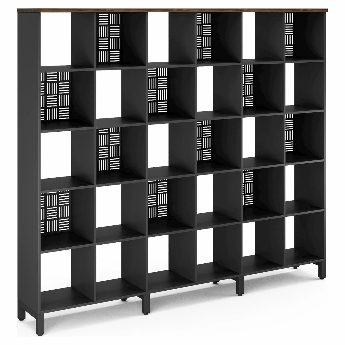 Стеллажная система Kobor SQ-5X6 black/charlston