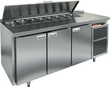 Стол охлаждаемый для салатов HICOLD SL1-111GN (крышка)