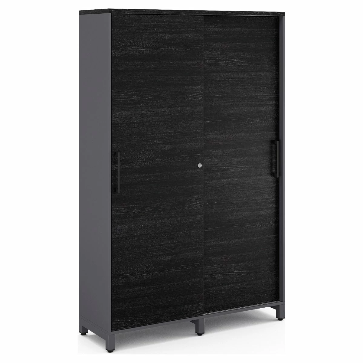 Гардероб-купе Kobor HG-120/40/M graphite/wood