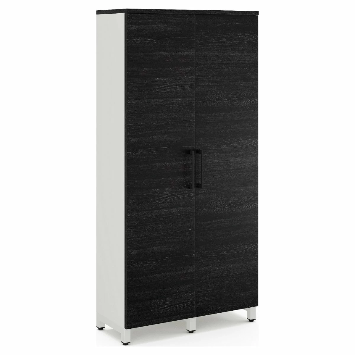 Гардероб распашной Kobor HRG-90/40/M white/wood