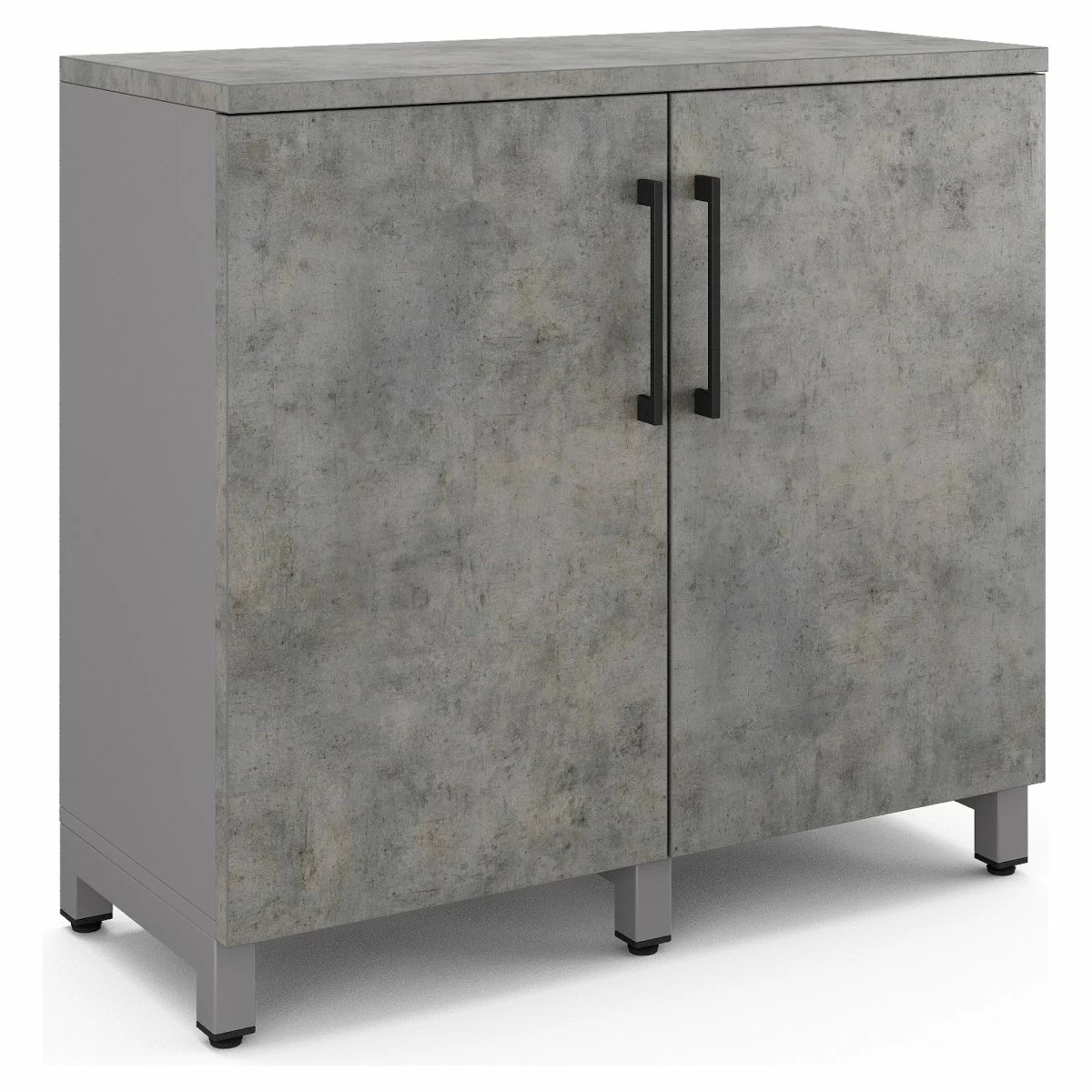 Шкаф распашной Kobor HR/2-90/60/M aluminum/chicago