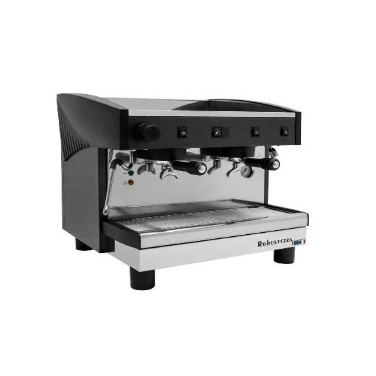 Кофемашина полуавтоматическая ROBUSTEZZA ST2M COMPACT черная, высокие группы, 1Ф