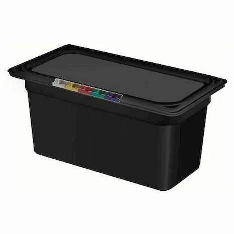 Гастроемкость 1/3 h=150 п/п черная Рс /1/12/