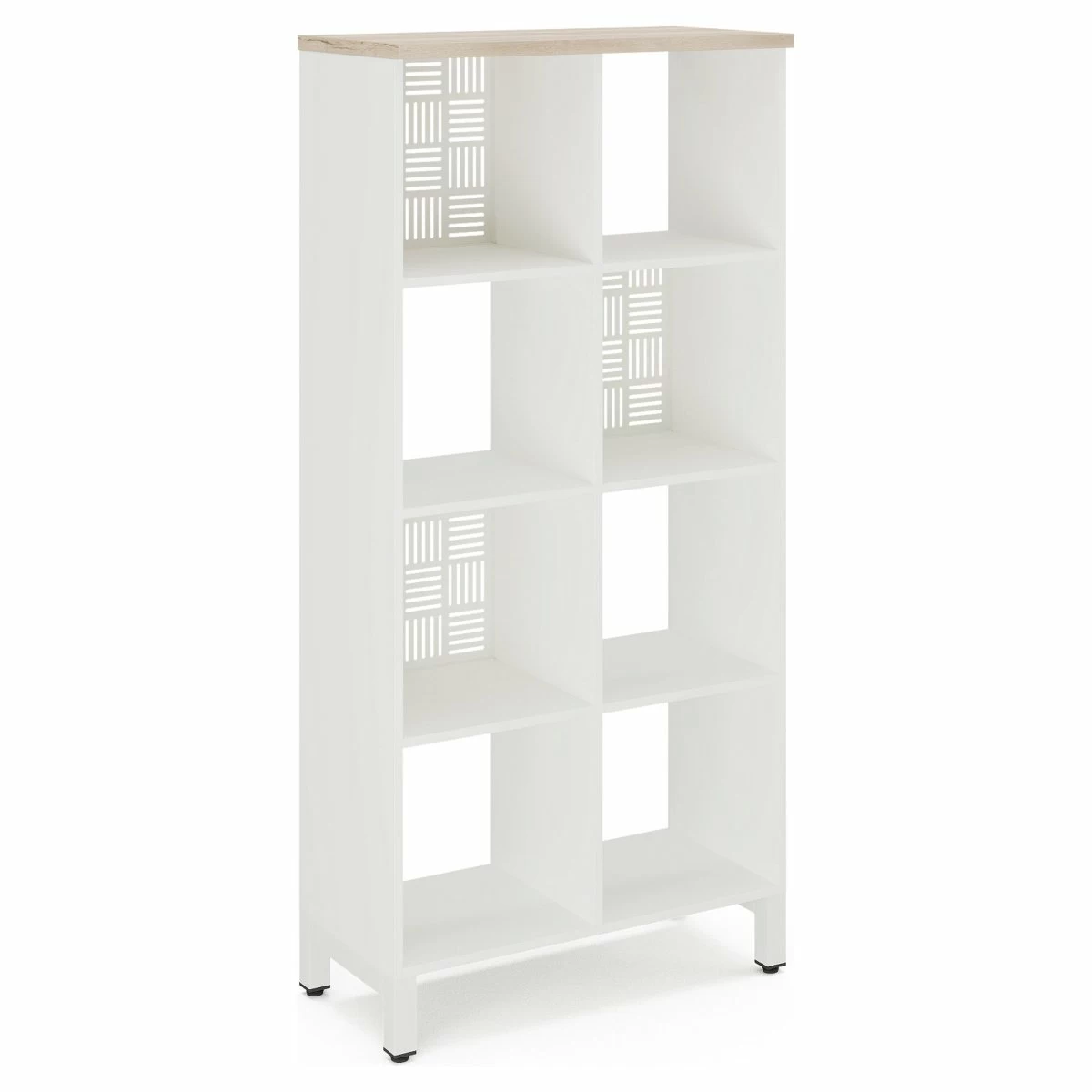 Стеллажная система Kobor SQ-4X2 white/natural