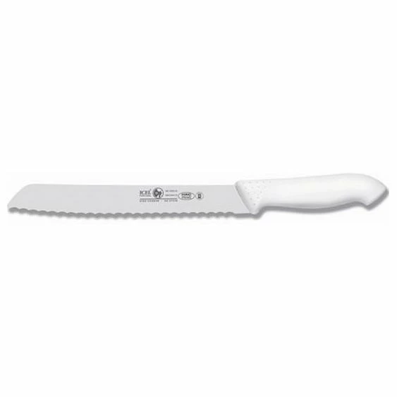 Нож для хлеба 250/375 мм. белый, с волн.кромкой HoReCa Icel /1/6/
