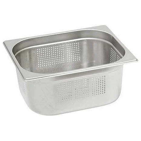 Гастроемкость 1/2 h=100 (1/2*4,0) нерж. перфорир. MGSteel /12/