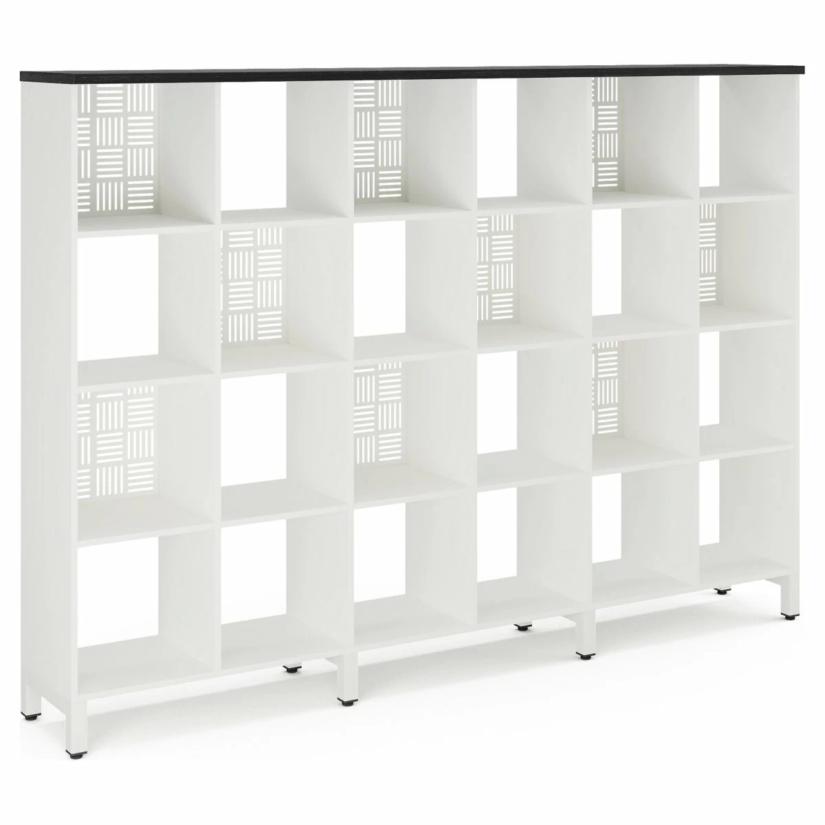 Стеллажная система Kobor SQ-4X6 white/wood