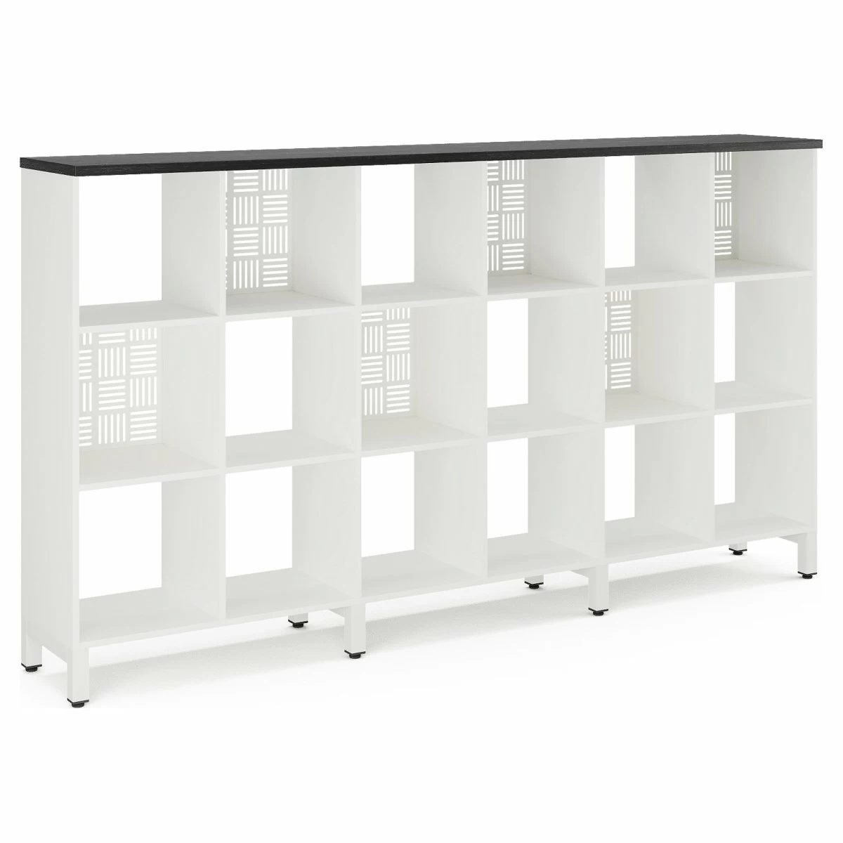 Стеллажная система Kobor SQ-3Х6 white/wood