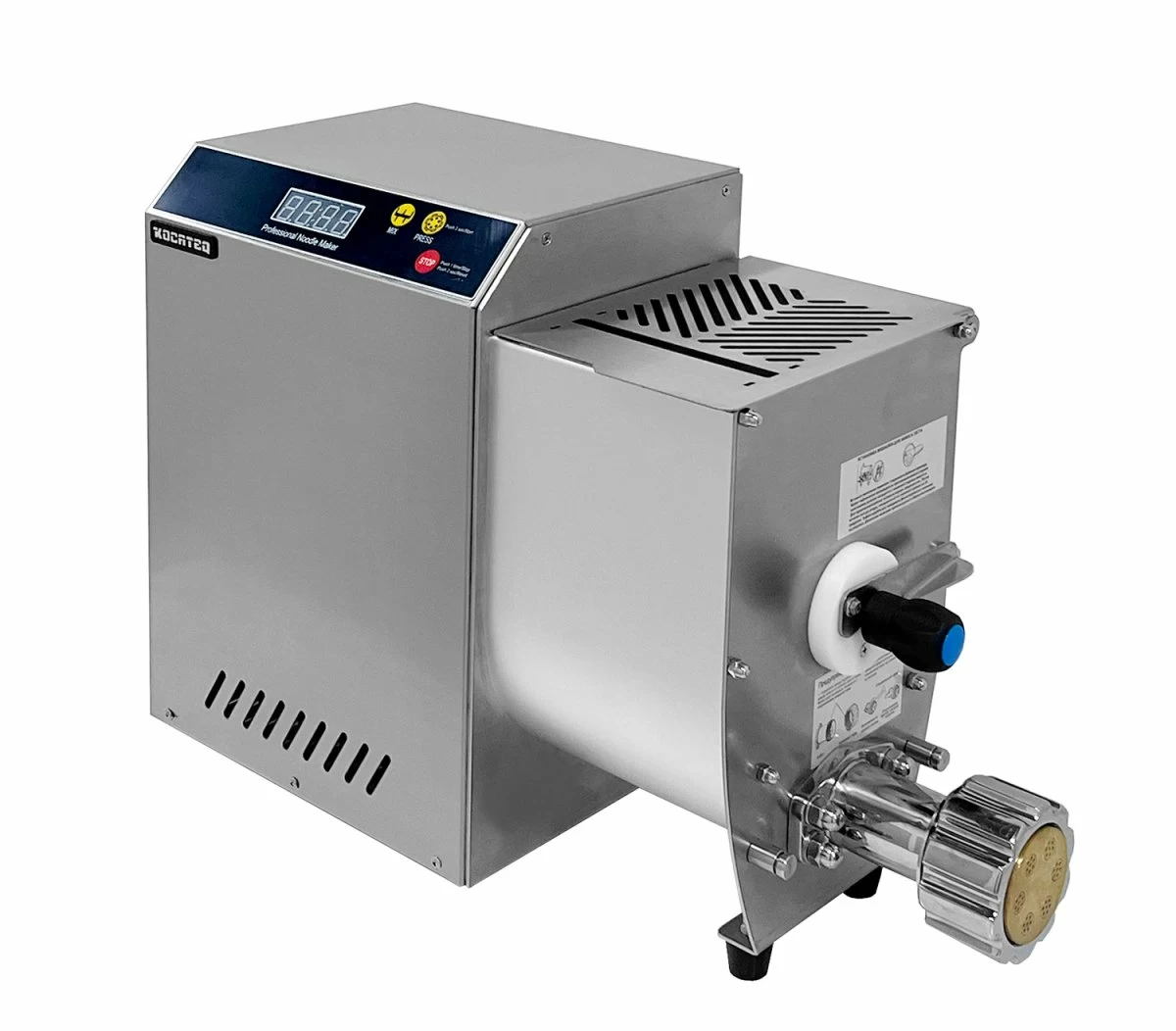 Макарон производства машина Kocateq OMJ 3 with cutter c тестомесом на 3.3 кг и ножом автоподрезки