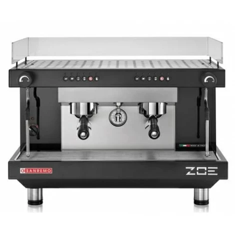 Кофемашина Sanremo Zoe SAP Tall 2Gr, полуавтоматическая, высокие группы, черная