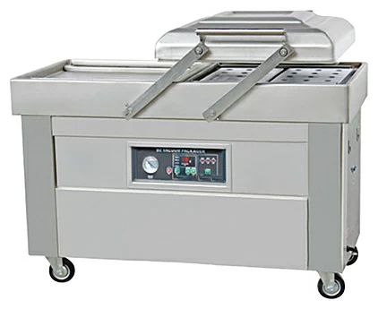 Напольная двухкамерная вакуум-упаковочная машина Hualian Machinery DZ-500/2SB SS (нерж.)