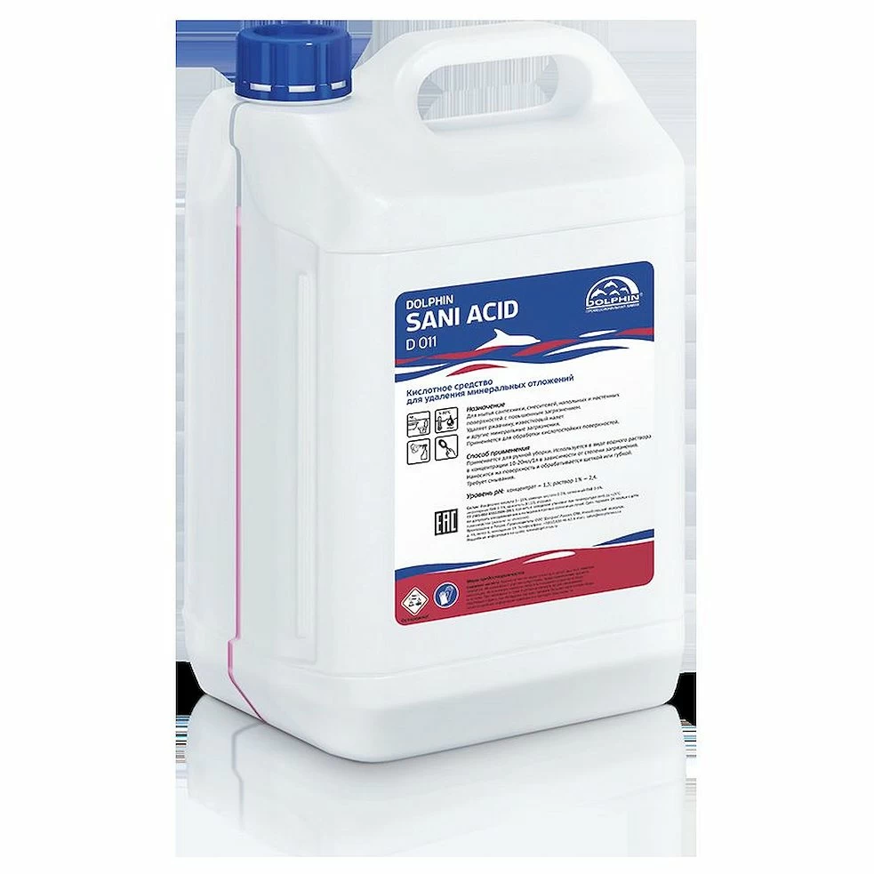 Средство моющее для сантехники и туалетов 5 л. Dolphin Sani Acid /3/