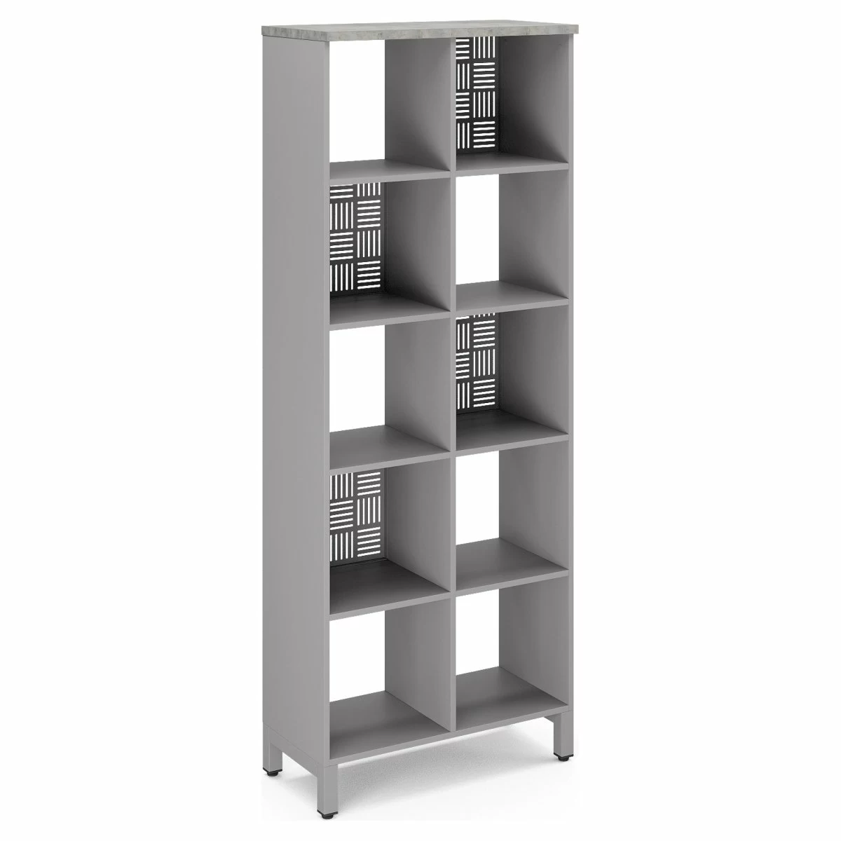 Стеллажная система Kobor SQ-5X2 aluminum/chicago