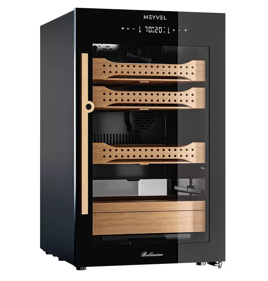 Шкаф для сигар MEYVEL MC-120BK (PRO)