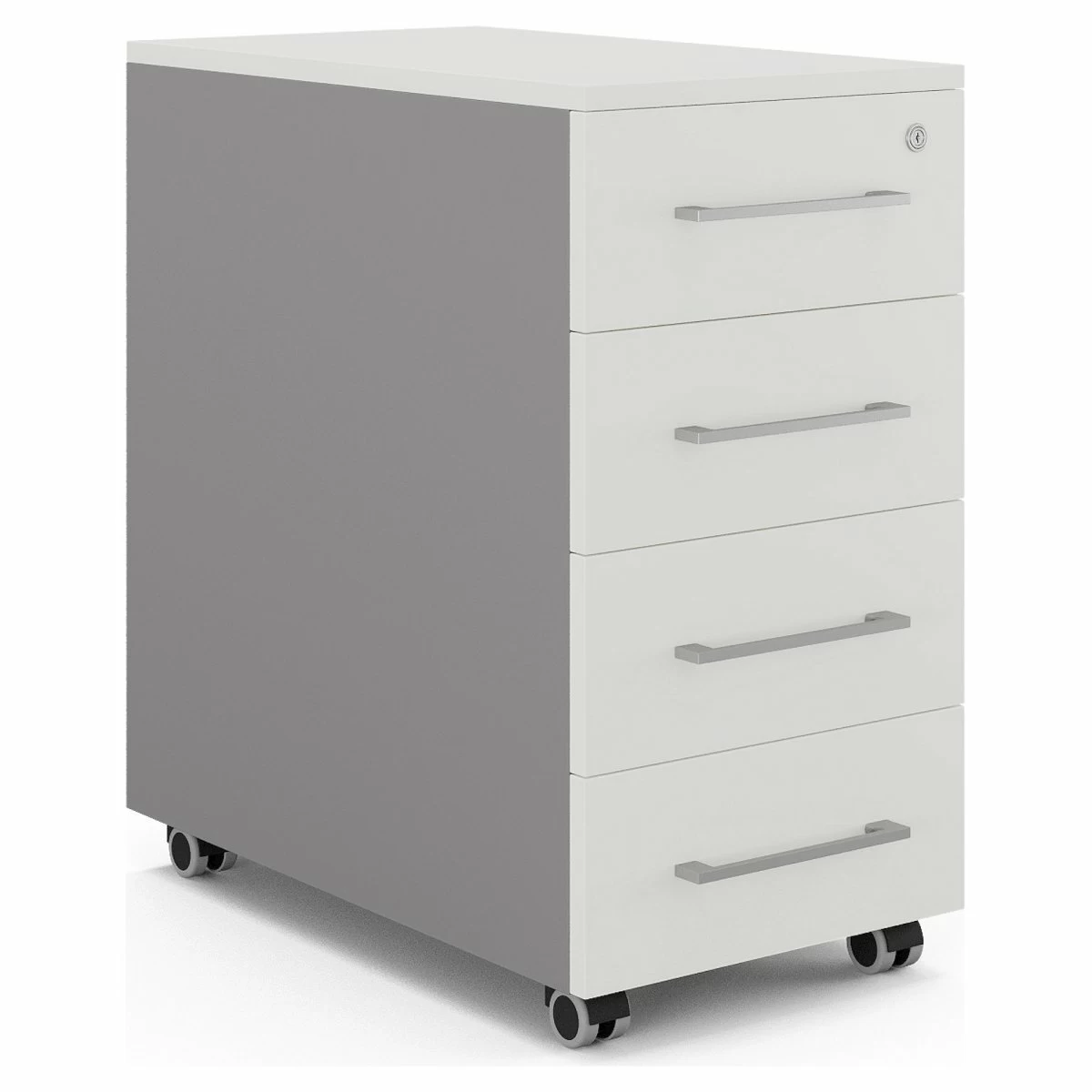 Тумба мобильная Kobor TM4-40/50 aluminum/premium